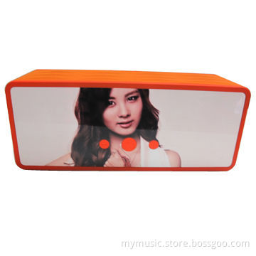 Bluetooth hands free speaker with NFC, 2,600mAh battery, can be with four color printing